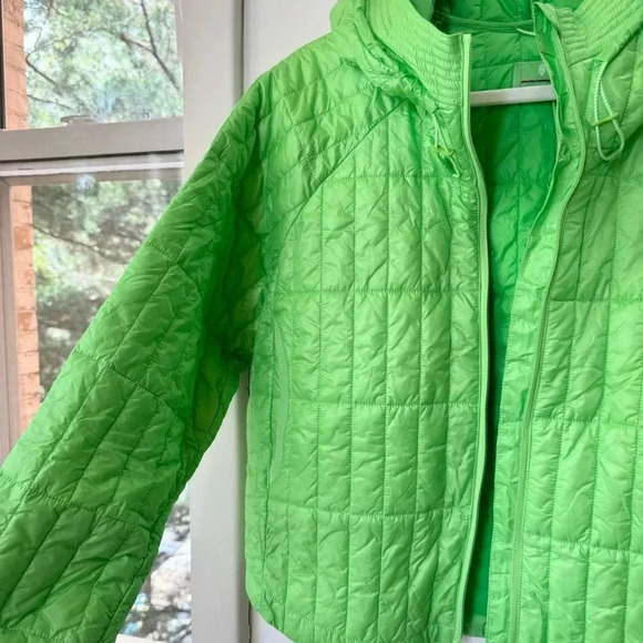 NWT Free People Poppy Packable Puffer Jacket Coat Quilted Lightweight in Green - Picture 4 of 7